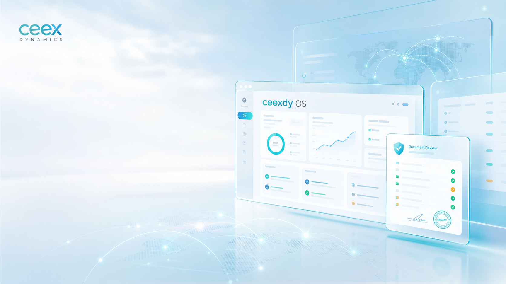 ceexdy OS glass interface preview